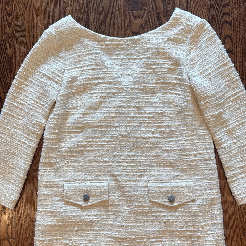 ba&sh Cream Tweed Mini Dress - Picture 4 of 14